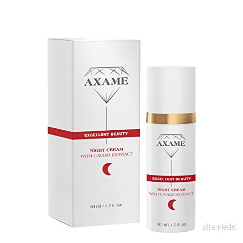 Axame Nattkräm premium fuktgivande allergivänlig antiage anti rynk med kaviarextrakt 50 ml 5907675540259 5907675540259