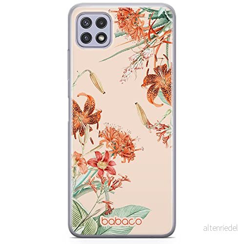 ERT GROUP mobiltelefonfodral för Samsung A22 5G originalt och officiellt licensierat Babaco mönster Flowers 057 optimalt anpassad till formen på mobiltelefonen, fodral tillverkad av TPU plast 5905131366825