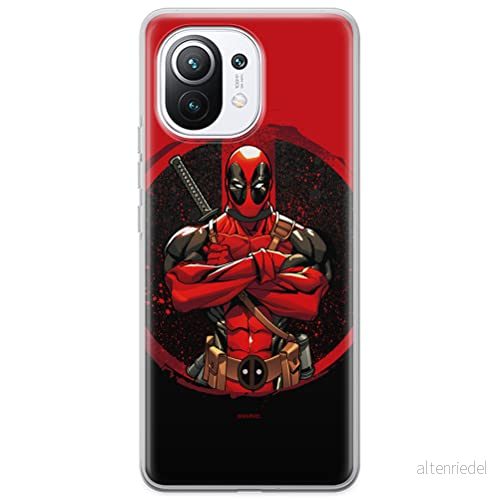ERT GROUP mobiltelefonfodral för Xiaomi 11 originalt och officiellt licensierat Marvel mönster Deadpool 006 optimalt anpassad till formen på mobiltelefonen, fodral tillverkad av TPU plast 5903537117935