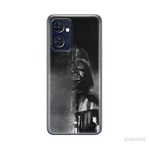ERT GROUP mobiltelefonfodral för Oppo RENO 7 5G originalt och officiellt licensierat Star Wars mönster Darth Vader 004 optimalt anpassad till formen på mobiltelefonen, fodral tillverkad av TPU plast 5905511304485