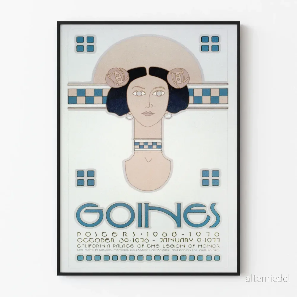 Affisch « Goines Posters 1968-1970 » i art déco-stil