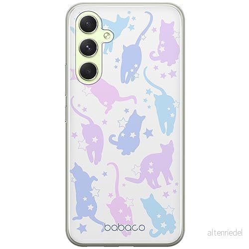 ERT GROUP mobiltelefonfodral för Samsung A54 5G originalt och officiellt licensierat Babaco mönster Cats 016 optimalt anpassad till formen på mobiltelefonen, fodral tillverkad av TPU plast 5905511807900