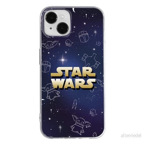 ERT GROUP mobiltelefonfodral för Apple Iphone 14 PLUS originalt och officiellt licensierat Star Wars mönster Baby Yoda 022 anpassad till formen på mobiltelefonen, fodral tillverkad av TPU plast 5905131900012