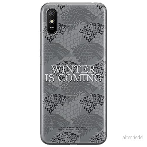 ERT GROUP mobiltelefonfodral för Xiaomi REDMI 9A originalt och officiellt licensierat Game od Thrones mönster of 019 anpassad till formen på mobiltelefonen, fodral tillverkad av TPU plast 5903932691290