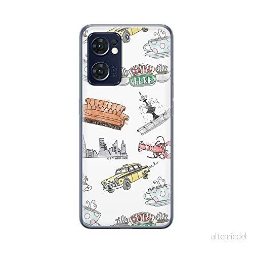 ERT GROUP mobiltelefonfodral för Oppo RENO 7 5G originalt och officiellt licensierat Friends mönster 011 optimalt anpassad till formen på mobiltelefonen, fodral tillverkad av TPU plast 5905511310196