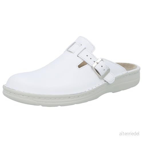 Berkemann Max Mäns träskor, Vit 46.5 EU 4049261157913