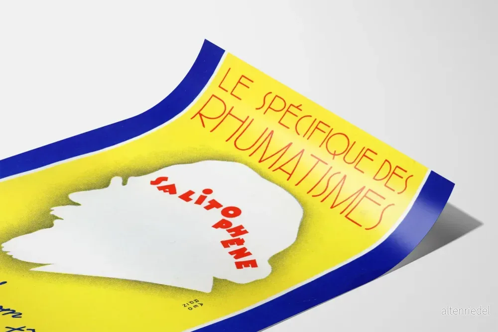 Vintageposter Le spécifique des rhumatismes Salitophène - Bild 3
