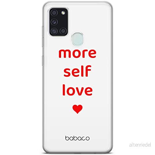 ERT GROUP mobiltelefonfodral för Samsung A21s originalt och officiellt licensierat Babaco mönster More self love 001 optimalt anpassad till formen på mobiltelefonen, fodral tillverkad av TPU plast 5903932914627