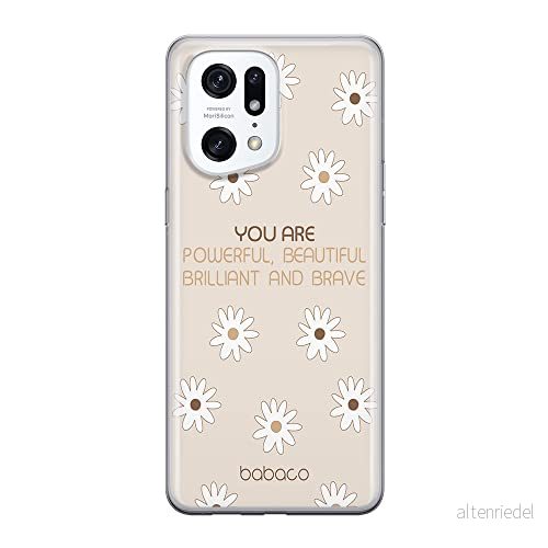 ERT GROUP mobiltelefonfodral för Oppo FIND X5 PRO originalt och officiellt licensierat Babaco mönster Positive vibes 003 optimalt anpassad till formen på mobiltelefonen, fodral tillverkad av TPU plast 5905511409166