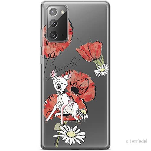 ERT GROUP mobiltelefonfodral för Samsung GALAXY NOTE 20 originalt och officiellt licensierat Disney mönster Bambi 002 optimalt anpassad till formen på mobiltelefonen, gedeeltelijk transparant 5903040457092