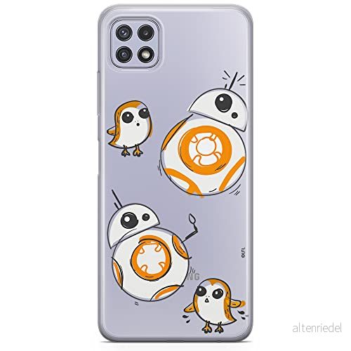 ERT GROUP mobiltelefonfodral för Samsung A22 5G originalt och officiellt licensierat Star Wars mönster BB 8 010 optimalt anpassad till formen på mobiltelefonen, gedeeltelijk transparant 5903932809022