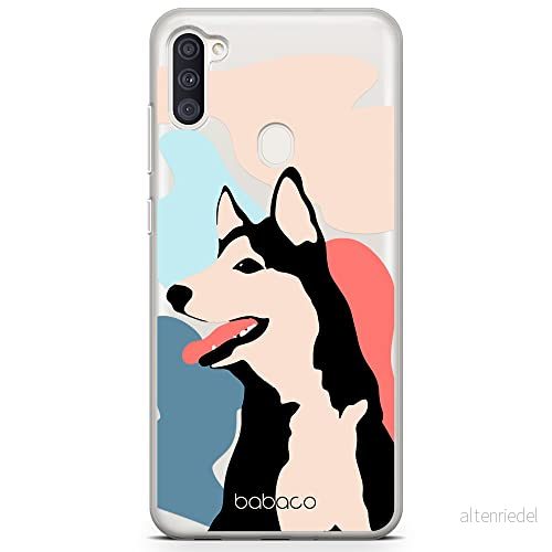 ERT GROUP mobiltelefonfodral för Samsung A11 / M11 originalt och officiellt licensierat Babaco mönster Dogs 001 Vit optimalt anpassad till formen på mobiltelefonen, gedeeltelijk transparant 5905131008558