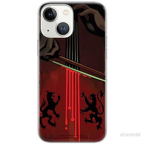 ERT GROUP mobiltelefonfodral för Iphone 13 originalt och officiellt licensierat Game of Thrones mönster 005 Vit optimalt anpassad, fodral tillverkad av TPU plast 5903932922851