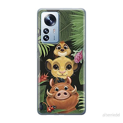 ERT GROUP mobiltelefonfodral för Xiaomi 12 / 12X originalt och officiellt licensierat Disney mönster Simba & Friends 003 optimalt anpassad till formen på mobiltelefonen, fodral tillverkad av TPU plast 5905511476441
