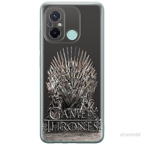 ERT GROUP mobiltelefonfodral för Xiaomi REDMI 12C/ 11A originalt och officiellt licensierat Game of Thrones mönster 017 anpassad till formen på mobiltelefonen, fodral tillverkad av TPU plast 5905511844448