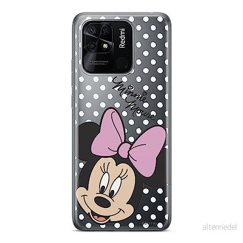 ERT GROUP mobiltelefonfodral för Xiaomi REDMI 10C originalt och officiellt licensierat Disney mönster Minnie 008 optimalt anpassad till formen på mobiltelefonen, gedeeltelijk transparant 5905511539252