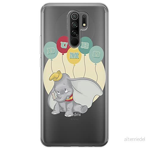 ERT GROUP mobiltelefonfodral för Xiaomi REDMI 9 originalt och officiellt licensierat Disney mönster Dumbo 003 optimalt anpassad till formen på mobiltelefonen, gedeeltelijk transparant 5903040286074