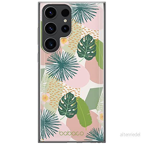 ERT GROUP mobiltelefonfodral för Samsung S23 ULTRA originalt och officiellt licensierat Babaco mönster Plants 012 optimalt anpassad till formen på mobiltelefonen, fodral tillverkad av TPU plast 5905511467890