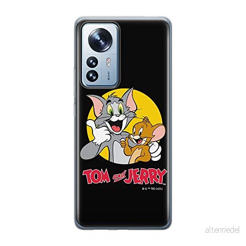ERT GROUP mobiltelefonfodral för Xiaomi 12 / 12X originalt och officiellt licensierat Tom & Jerry mönster 013 optimalt anpassad till formen på mobiltelefonen, fodral tillverkad av TPU plast 5905511490034