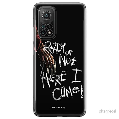ERT GROUP mobiltelefonfodral för Xiaomi MI 10 LITE originalt och officiellt licensierat Horror mönster Nightmare of Elm Street 001, fodral tillverkad av TPU plast 5905511070212