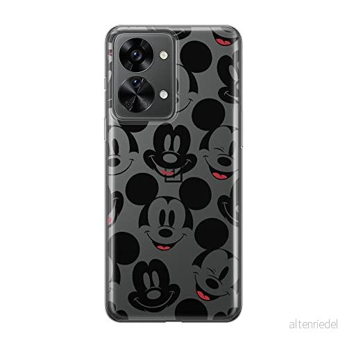 ERT GROUP mobiltelefonfodral för Oneplus NORD 2T 5G originalt och officiellt licensierat Disney mönster Mickey 018 optimalt anpassad till formen på mobiltelefonen, gedeeltelijk transparant 5905511263584