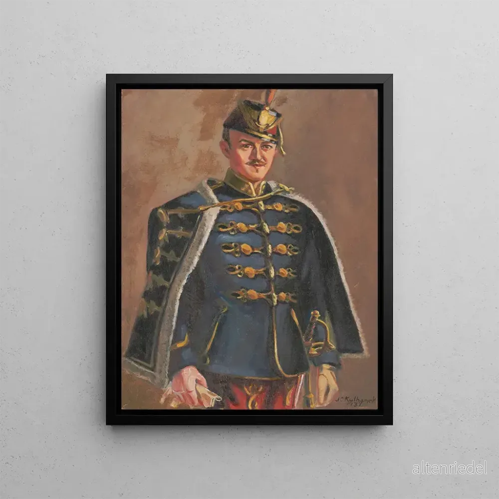 Målning Le Hussard – James C. Kulhanek | Konsttryck