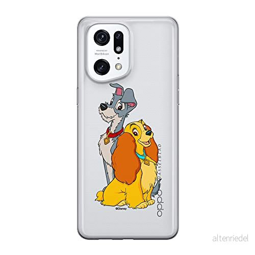 ERT GROUP mobiltelefonfodral för Oppo FIND X5 PRO originalt och officiellt licensierat Disney mönster Lady and the Tramp 003 optimalt anpassad till formen på mobiltelefonen, gedeeltelijk transparant 5905511412531