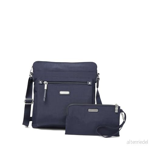 Baggallini Damväska med RFID telefonarmband, en storlek, Franska marinen, storlek 741980890440