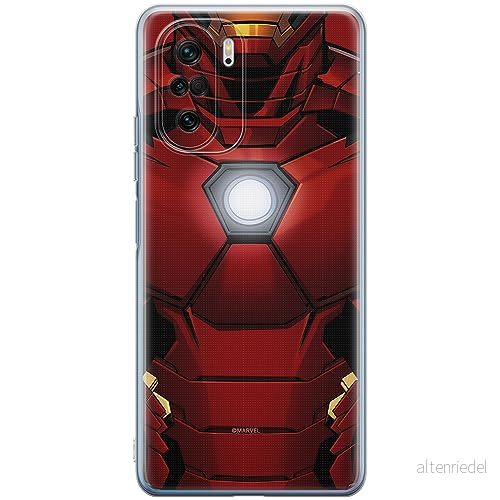ERT GROUP mobiltelefonfodral för Xiaomi MI 11i/ REDMI K40/K40 PRO/POCO F3/ F3 PRO originalt och officiellt licensierat Marvel mönster Iron Man 020, fodral tillverkad av TPU plast 5905511891121