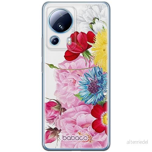 ERT GROUP mobiltelefonfodral för Xiaomi 13 LITE/CIVI 2 originalt och officiellt licensierat Babaco mönster Flowers 056 optimalt anpassad till formen på mobiltelefonen, fodral tillverkad av TPU plast 5905511927387