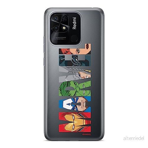 ERT GROUP mobiltelefonfodral för Xiaomi REDMI 10C originalt och officiellt licensierat Marvel mönster 011 optimalt anpassad till formen på mobiltelefonen, gedeeltelijk transparant 5905511547059