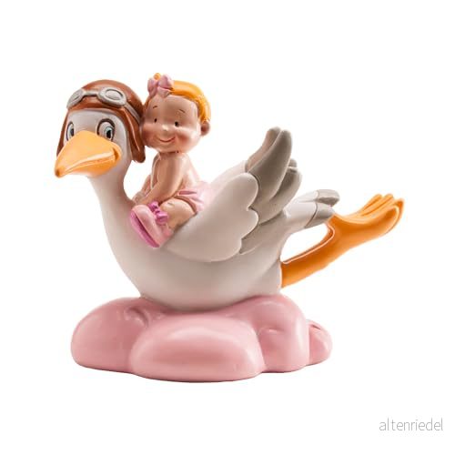 Dekora Dop Detaljer Bild Dekoration Barn Stork Flyger med Baby 8435599773059