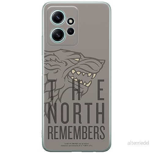 ERT GROUP mobiltelefonfodral för Xiaomi REDMI NOTE 12 4G originalt och officiellt licensierat Game of Thrones mönster 013 anpassad till formen på mobiltelefonen, fodral tillverkad av TPU plast 5905511942564