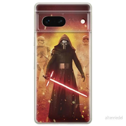 ERT GROUP mobiltelefonfodral för Google PIXEL 7 originalt och officiellt licensierat Star Wars mönster Kylo Ren 001 optimalt anpassad till formen på mobiltelefonen, fodral tillverkad av TPU plast 5905795145071