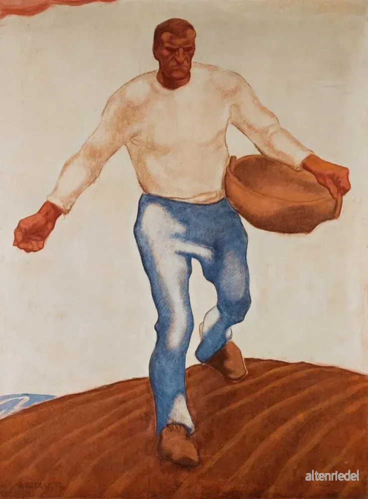 Målning Le Smann - Albin Egger-Lienz | Konsttryck - Bild 2
