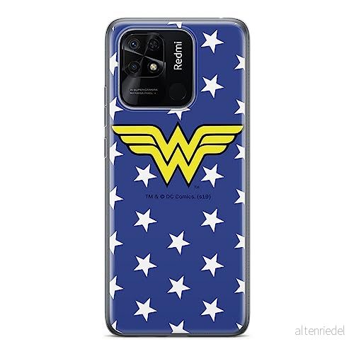 ERT GROUP mobiltelefonfodral för Xiaomi REDMI 10C originalt och officiellt licensierat DC mönster Wonder Woman 006 optimalt anpassad till formen på mobiltelefonen, fodral tillverkad av TPU plast 5905511543082