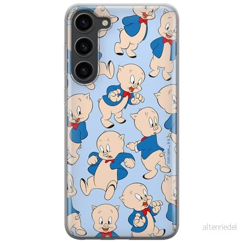 ERT GROUP mobiltelefonfodral för Samsung S23 originalt och officiellt licensierat Looney Tunes mönster Porky Pig 001 optimalt anpassad till formen på mobiltelefonen, fodral tillverkad av TPU plast 5905511617639