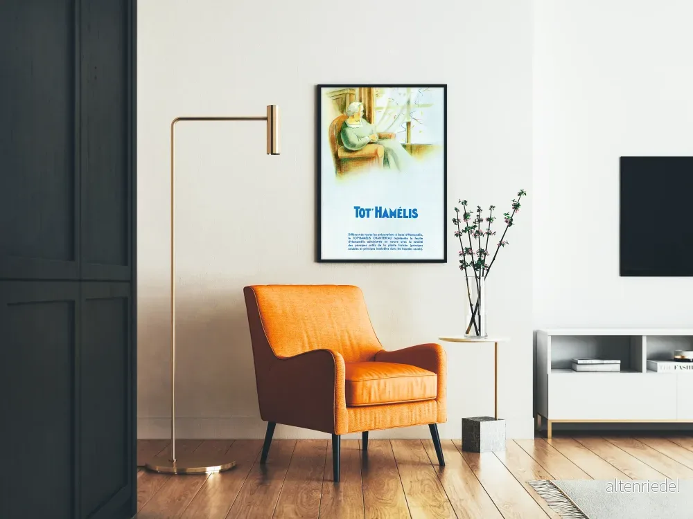 Vintage reklamposter för Tot'Hamélis för väggdekoration - Bild 2