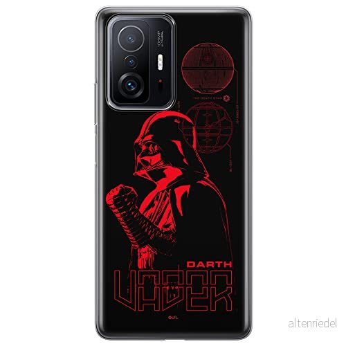 ERT GROUP mobiltelefonfodral för Xiaomi 11T 5G / PRO originalt och officiellt licensierat Star Wars mönster Darth Vader 016, fodral tillverkad av TPU plast 5904805557828