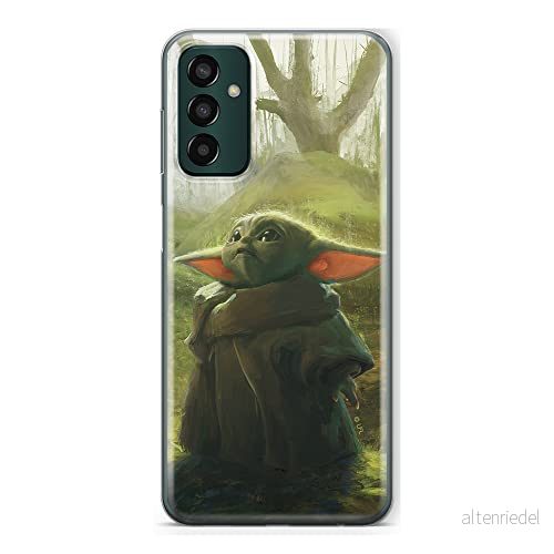 ERT GROUP mobiltelefonfodral för Samsung M13 4G originalt och officiellt licensierat Star Wars mönster Baby Yoda 017 optimalt anpassad till formen på mobiltelefonen, fodral tillverkad av TPU plast 5905511333010