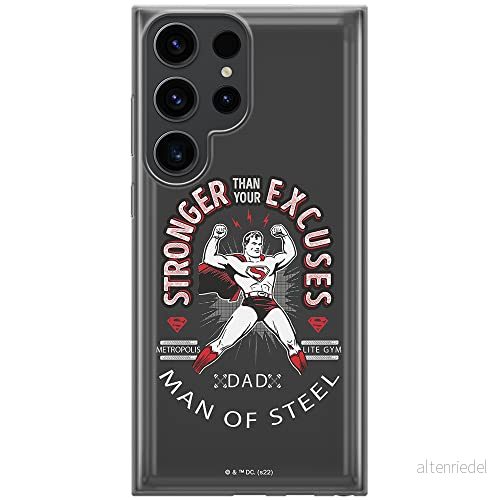 ERT GROUP mobiltelefonfodral för Samsung S23 ULTRA originalt och officiellt licensierat DC mönster Superman 025 optimalt anpassad till formen på mobiltelefonen, fodral tillverkad av TPU plast 5905511473280