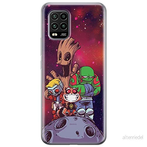 ERT GROUP mobiltelefonfodral för Xiaomi MI 10 LITE originalt och officiellt licensierat Marvel mönster Guardians of the Galaxy 017, fodral tillverkad av TPU plast 5903537164342