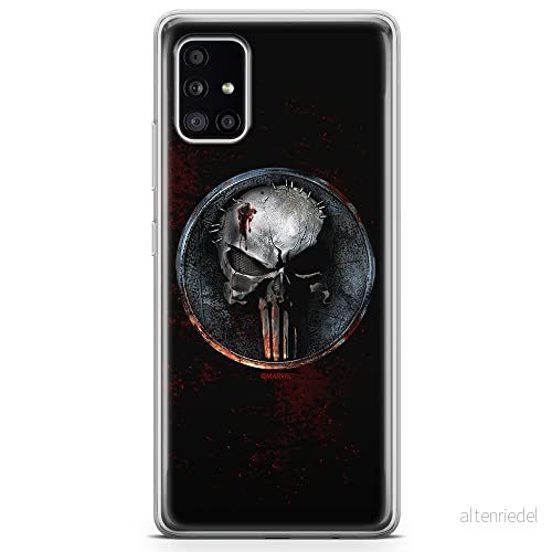 ERT GROUP mobiltelefonfodral för Samsung A51 5G originalt och officiellt licensierat Marvel mönster Punisher 004 optimalt anpassad till formen på mobiltelefonen, fodral tillverkad av TPU plast 5904805448553
