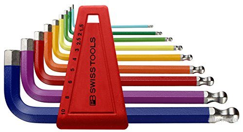 PB stiftnyckelsats, kula, Rainbow 1,5 10 mm 7610733063741