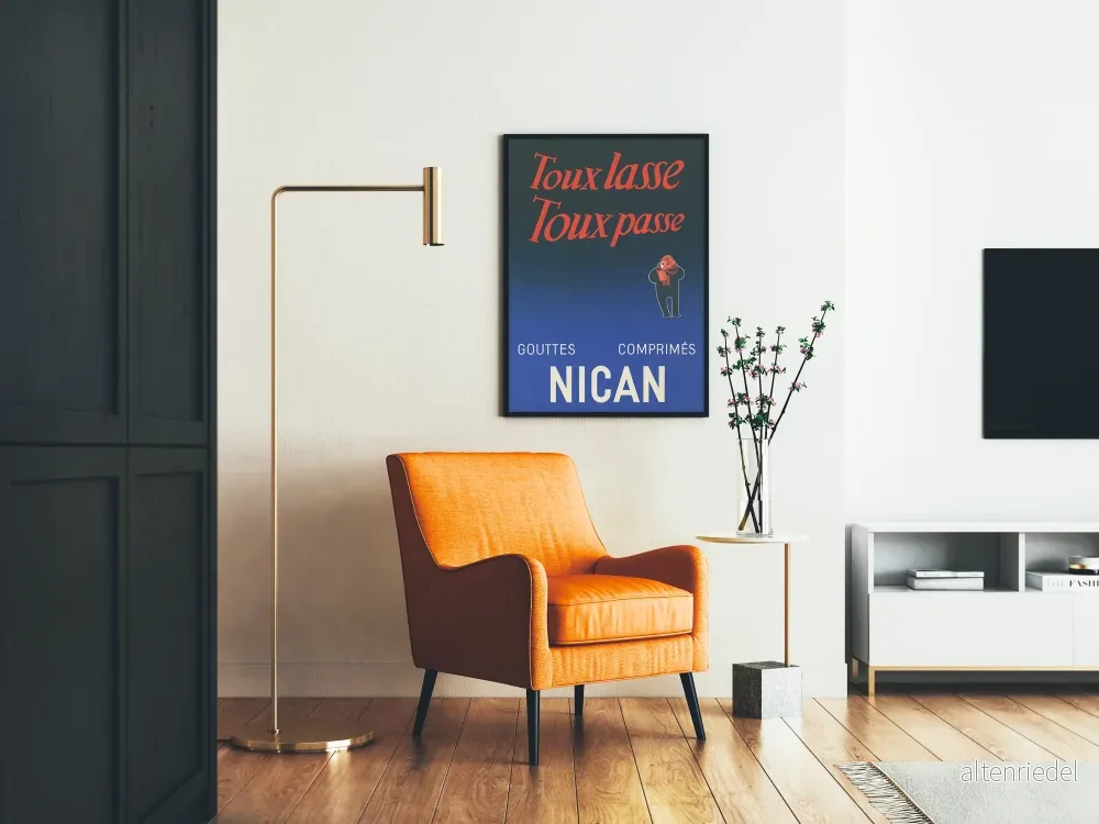 Vintageposter för Nican - Retro väggdekoration för hälsa - Bild 2