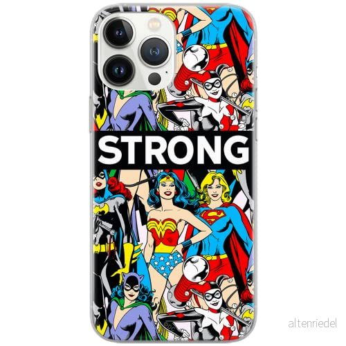 ERT GROUP mobiltelefonfodral för Iphone 13 PRO MAX originalt och officiellt licensierat DC mönster Super Girls 003 Vit optimalt anpassad till formen på mobiltelefonen, fodral tillverkad av TPU plast 5903932874181