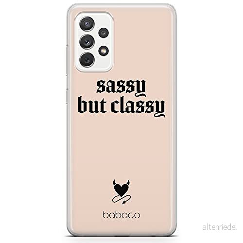 ERT GROUP mobiltelefonfodral för Samsung A73 5G originalt och officiellt licensierat Babaco mönster Sassy but classy 001 optimalt anpassad till formen på mobiltelefonen, fodral tillverkad av TPU plast 5904805518447