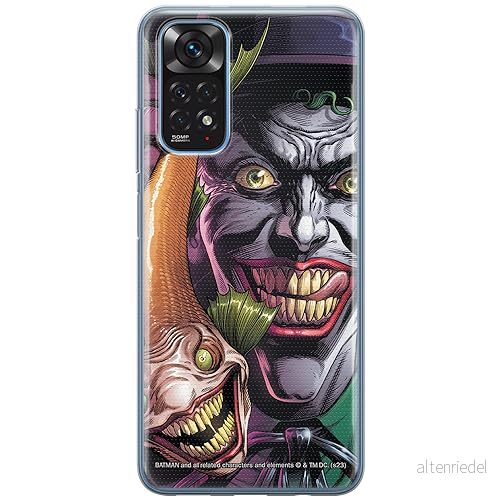 ERT GROUP mobiltelefonfodral för Xiaomi REDMI NOTE 11T/ 11S 5G/ POCO M4 PRO 5G originalt och officiellt licensierat DC mönster Joker 021, fodral tillverkad av TPU plast 5905795056018