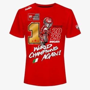 63 Herr Bagnaia World Championship 2023 t shirt (förpackning med 1) 8053841181409