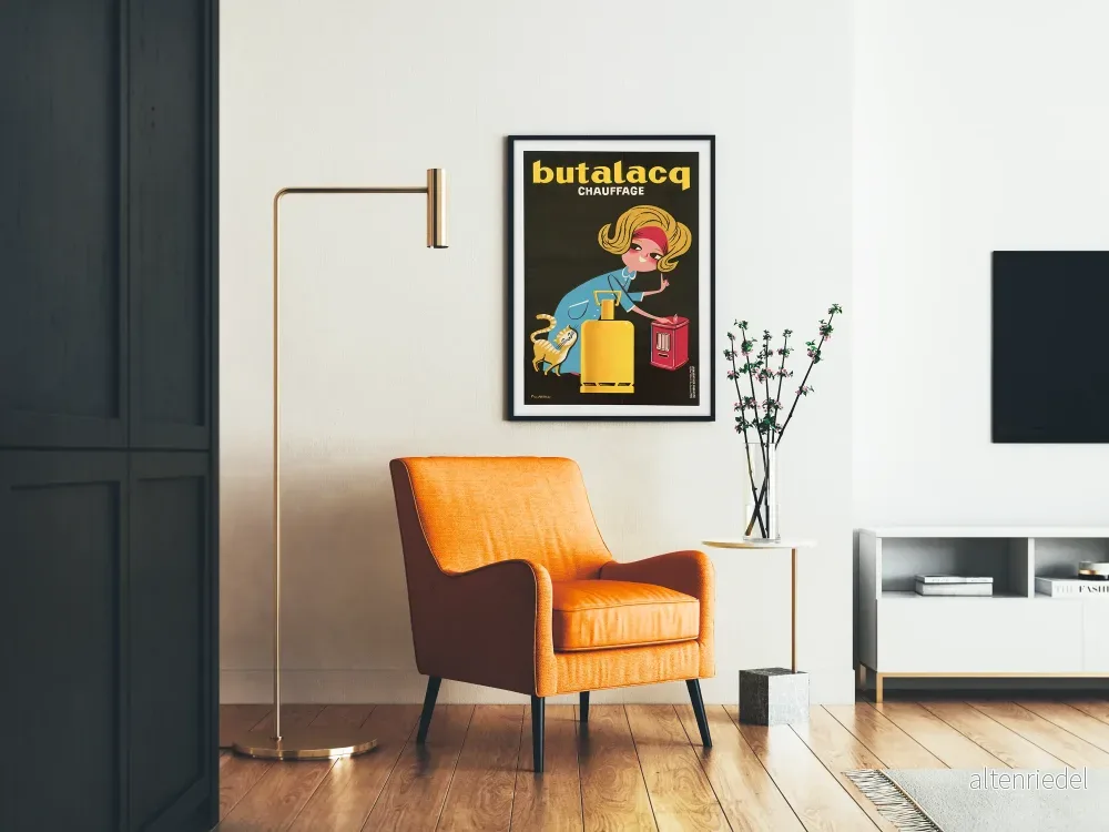 Vintageposter Butalacq Värme - Retro väggdekoration - Bild 2